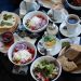 Top view of diverse breakfast options on a table, perfect for foodies.